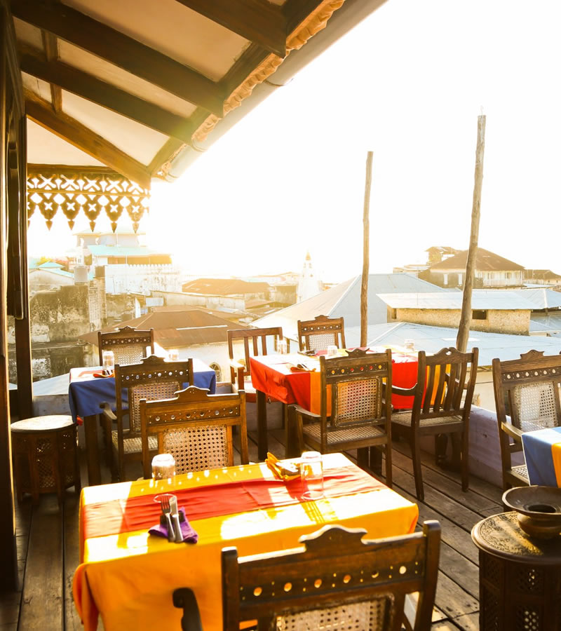 rooftop restaurant dining